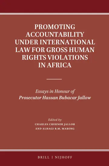 Cover of Promoting Accountability under International Law for Gross Human Rights Violations in Africa