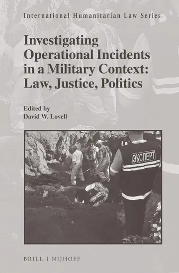 Cover of Investigating Operational Incidents in a Military Context