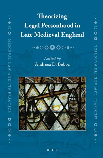 Cover of Theorizing Legal Personhood in Late Medieval England