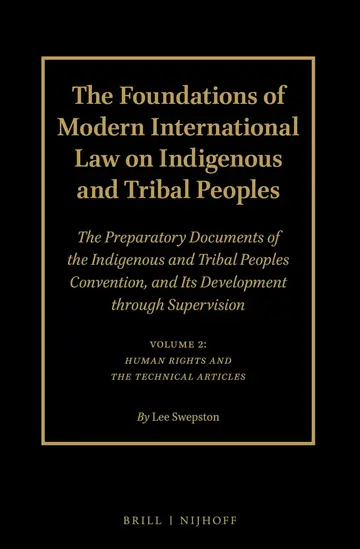Cover of The Foundations of Modern International Law on Indigenous and Tribal Peoples