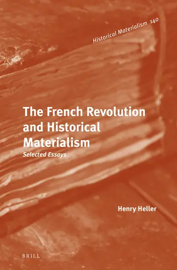 Cover of The French Revolution and Historical Materialism