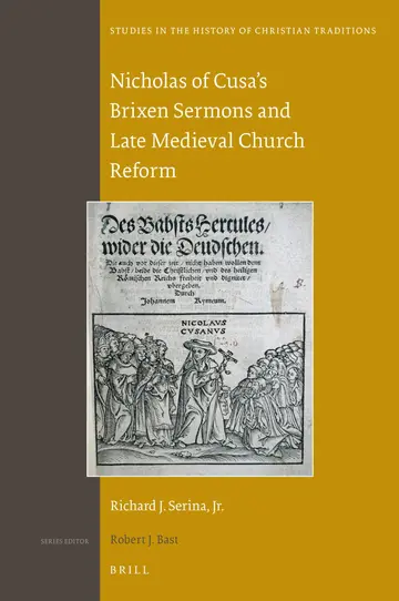 Cover of Nicholas of Cusa's Brixen Sermons and Late Medieval Church Reform