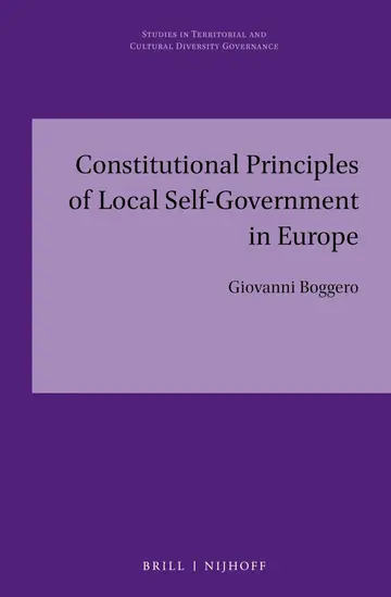 Cover of Constitutional Principles of Local Self-government in Europe