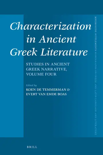 Cover of Characterization in Ancient Greek Literature