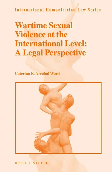 Cover of Wartime Sexual Violence at the International Level