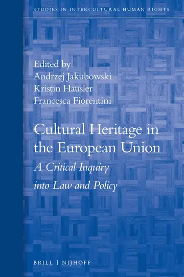Cover of Cultural Heritage in the European Union