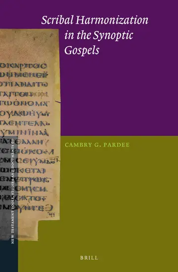 Cover of Scribal Harmonization in the Synoptic Gospels
