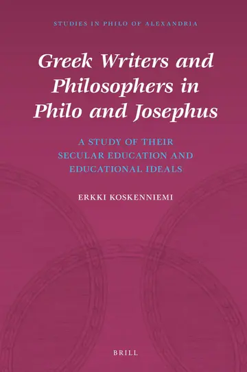 Cover of Greek Writers and Philosophers in Philo and Josephus