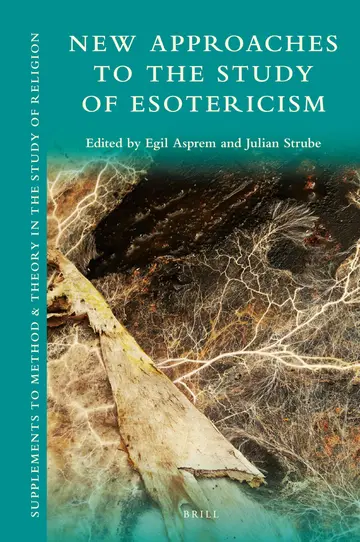 Cover of New Approaches to the Study of Esotericism