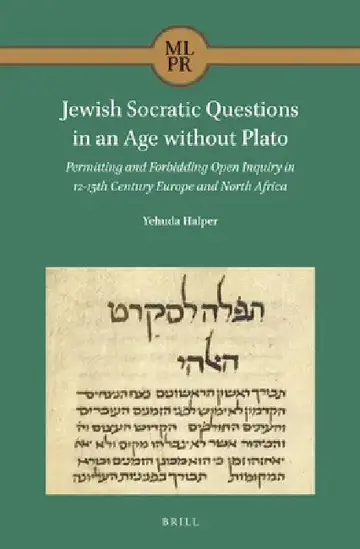 Cover of Jewish Socratic Questions in an Age Without Plato