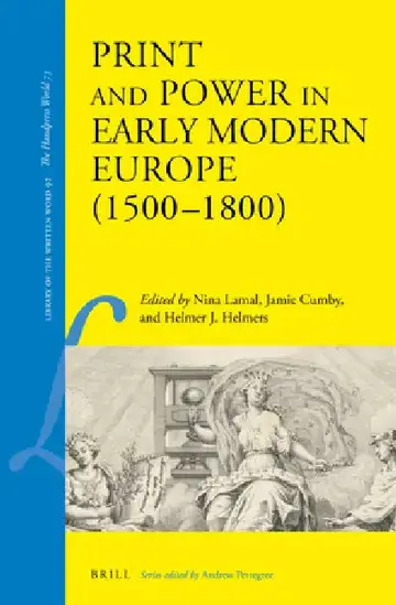 Cover of Print and Power in Early Modern Europe (1500-1800)