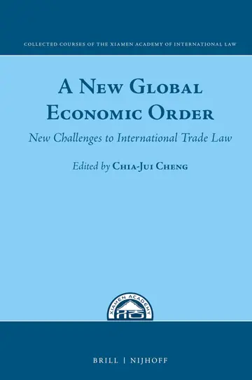 Cover of A New Global Economic Order