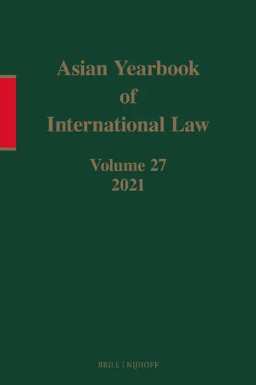 Cover of Asian Yearbook of International Law 2021