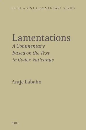 Cover of Lamentations