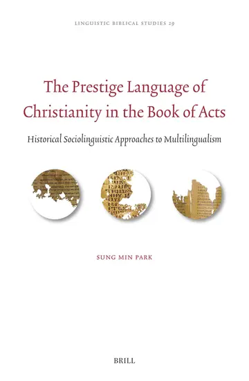 Cover of The Prestige Language of Christianity in the Book of Acts