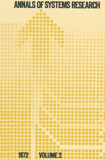 Cover of Annals of Systems Research