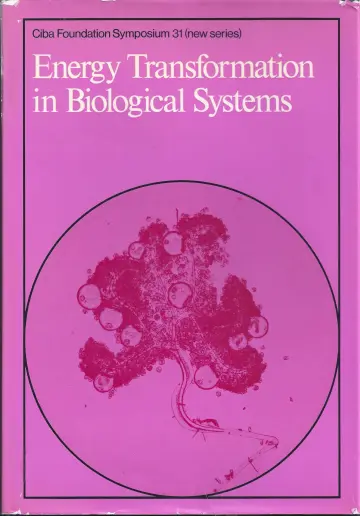 Cover of Energy Transformation in Biological Systems