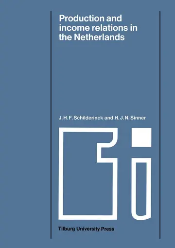 Cover of Production and Income Relations in the Netherlands
