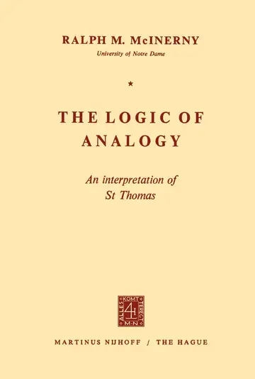 Cover of The Logic of Analogy