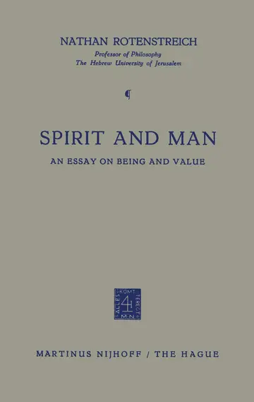 Cover of Spirit and Man