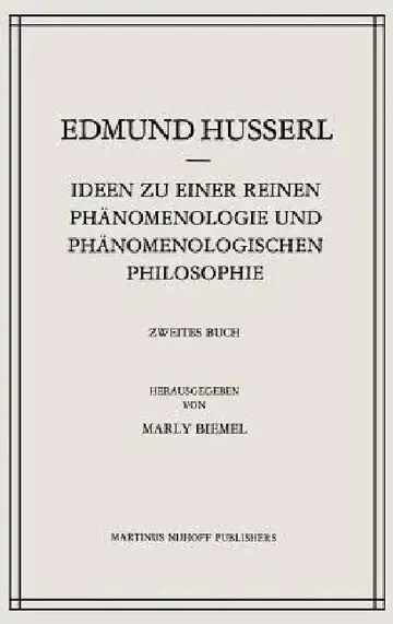 Cover of Ideen Zu Einer Reinen Phänomenologie Und Phänomenologischen Philosophie