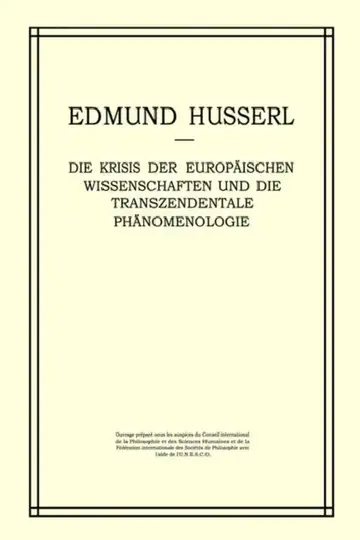 Cover of Die Krisis Der Europäischen Wissenschaften Und Die Transzendentale Phänomenologie