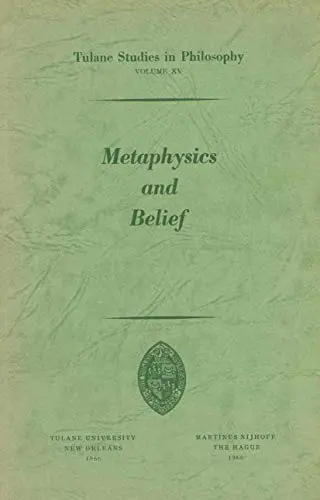 Cover of Metaphysics and Belief