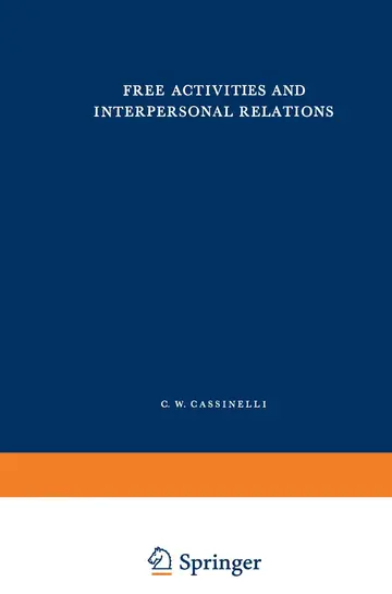 Cover of Free Activities and Interpersonal Relations