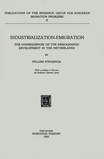 Cover of Industrialization Emigration