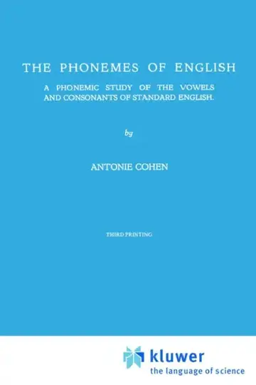 Cover of The Phonemes of English