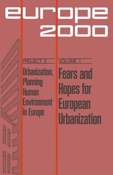 Cover of Fears and Hopes for European Urbanization