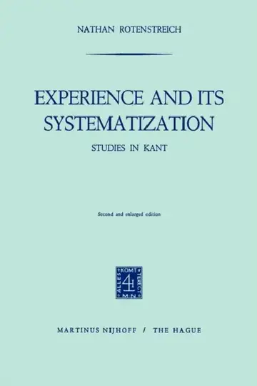 Cover of Experience and Its Systematization