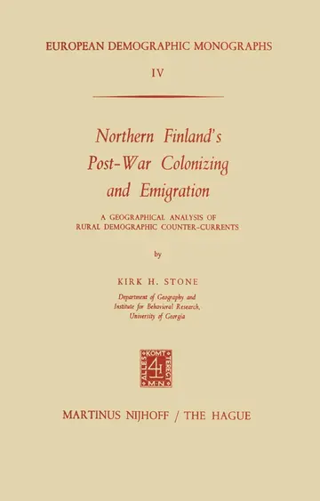 Cover of Northern Finland’s Post-War Colonizing and Emigration