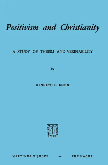 Cover of Positivism and Christianity