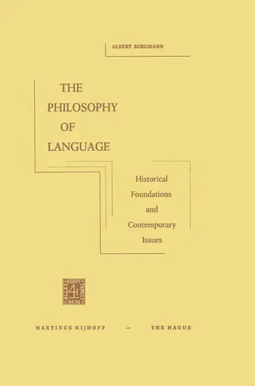 Cover of The Philosophy of Language