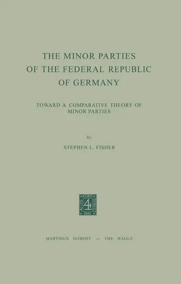 Cover of The Minor Parties of the Federal Republic of Germany