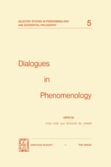 Cover of Dialogues in Phenomenology