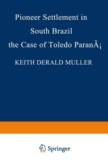 Cover of Pioneer Settlement in South Brazil