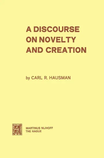 Cover of Discourse on Novelty and Creation