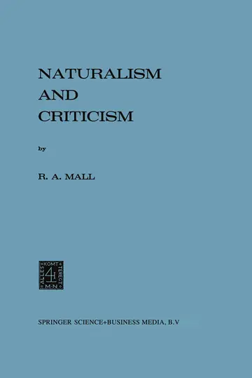 Cover of Naturalism and Criticism