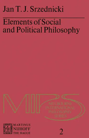 Cover of Elements of Social and Political Philosophy