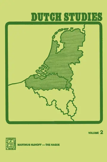 Cover of Dutch Studies