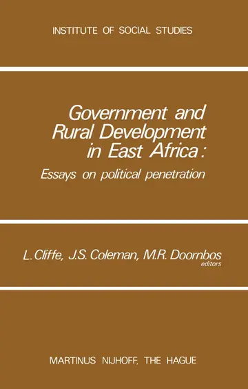Cover of Government and Rural Development in East Africa