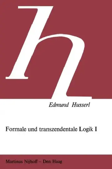 Cover of Formale Und Transzendentale Logik