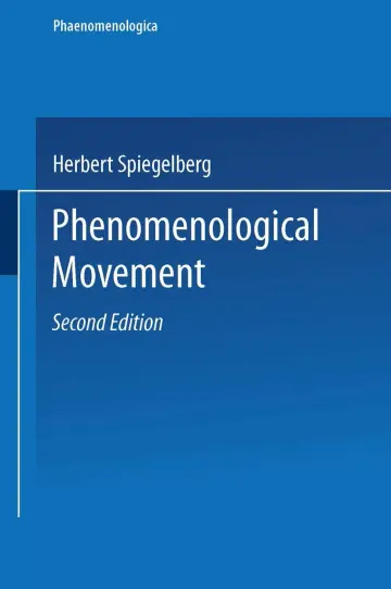Cover of Phenomenological Movement