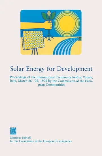 Cover of Solar Energy for Development