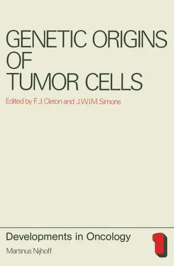 Cover of Genetic Origins of Tumor Cells