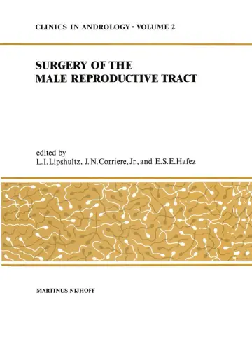 Cover of Sugery of the Male Reproductive Tract