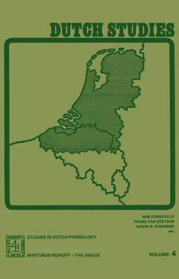 Cover of Dutch Studies