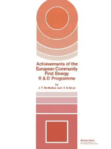 Cover of Achievements of the European Community First Energy R & D Programme